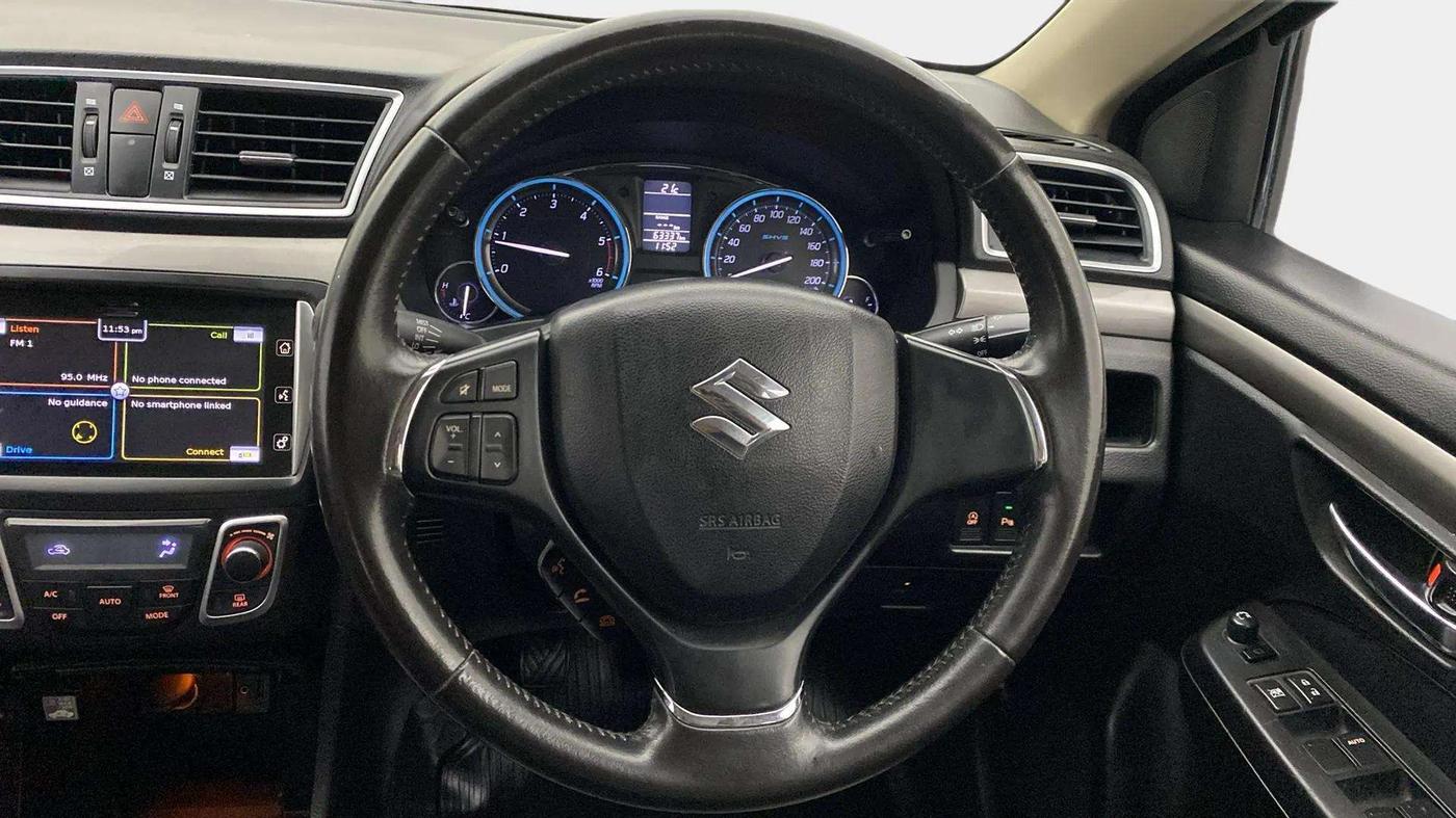 2016 Maruti Ciaz ZDI+ SHVS RS, Diesel, Manual, 63,294 km, Steering Wheel Close Up