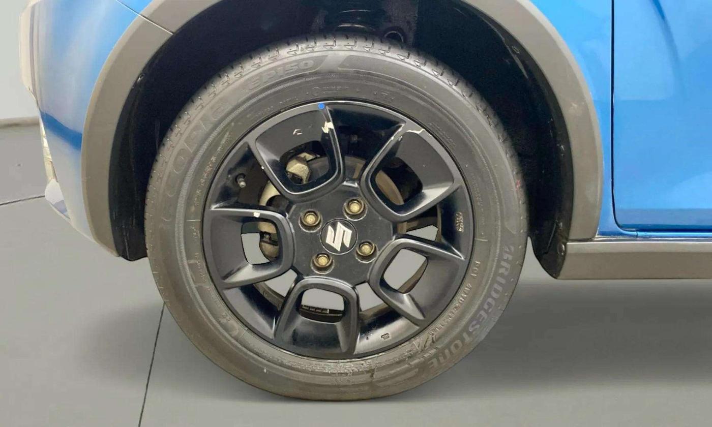 2018 Maruti IGNIS ALPHA 1.2 AMT DUAL TONE, Petrol, Automatic, 17,571 km, Left Front Wheel