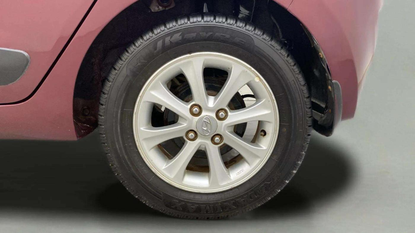 2015 Hyundai Grand i10 ASTA AT 1.2 KAPPA VTVT, Petrol, Automatic, 86,542 km, Left Rear Wheel