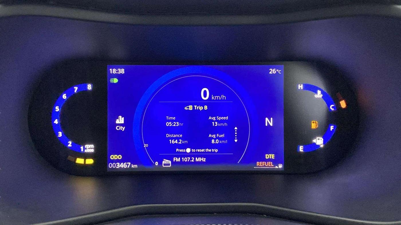 2024 Tata NEXON CREATIVE DCA 1.2 PETROL, Petrol, Automatic, 3,641 km, Odometer Image