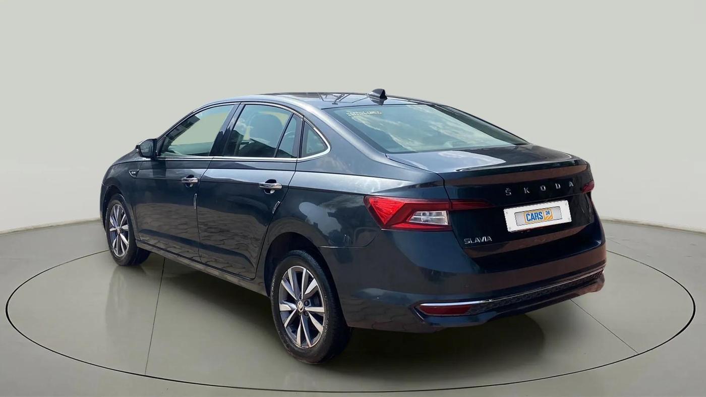 2022 Skoda SLAVIA STYLE 1.0L TSI MT, Petrol, Manual, 45,822 km, Left Back Diagonal