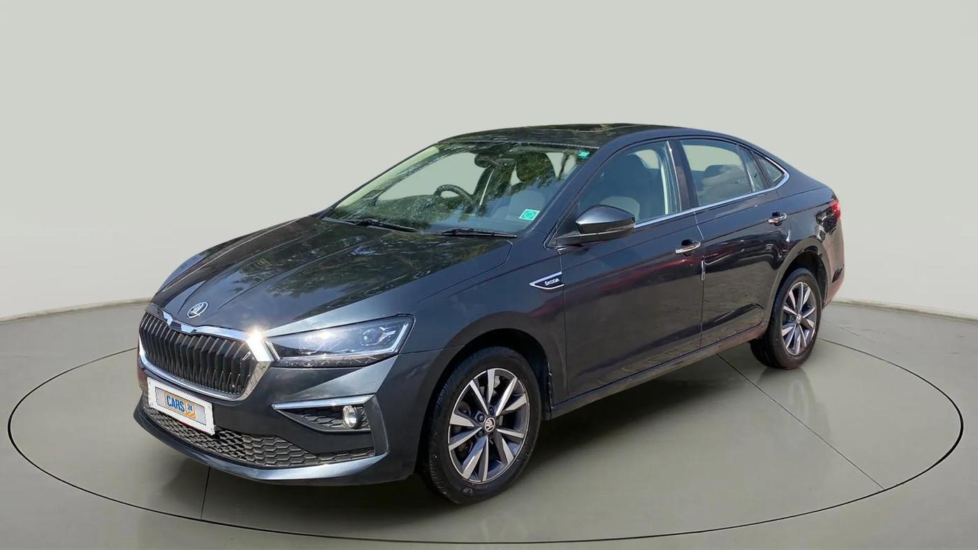2022 Skoda SLAVIA STYLE 1.0L TSI MT, Petrol, Manual, 45,822 km, Left Front Diagonal