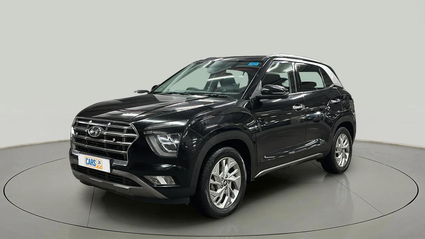 2021 Hyundai Creta SX 1.5 PETROL, Petrol, Manual, 42,414 km, Left Front Diagonal