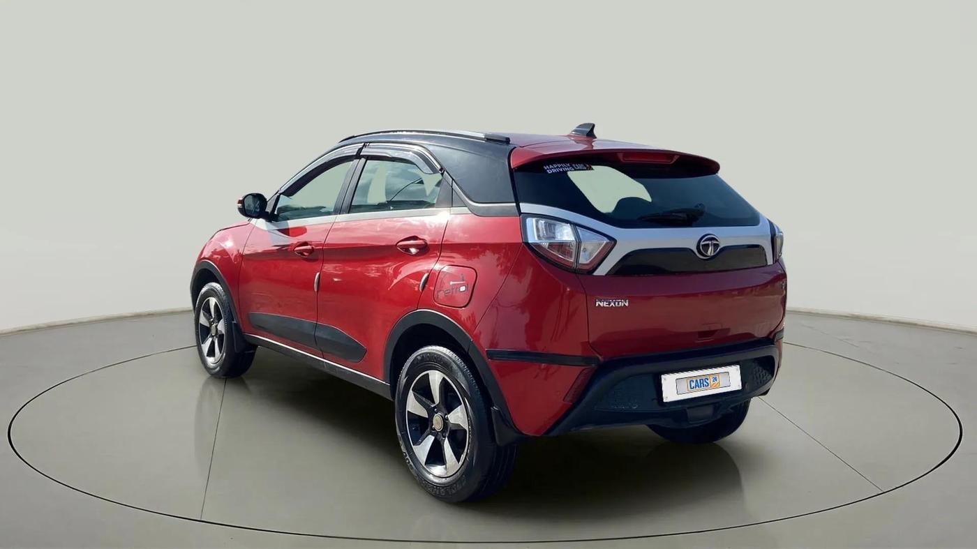 2019 Tata NEXON XZ PLUS PETROL, Petrol, Manual, 61,977 km, Left Back Diagonal