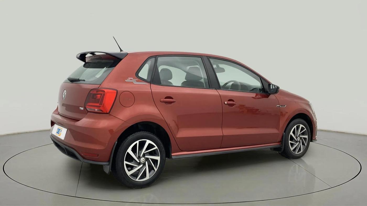 2021 Volkswagen Polo COMFORTLINE 1.0L TSI, Petrol, Manual, 21,919 km, Right Back Diagonal