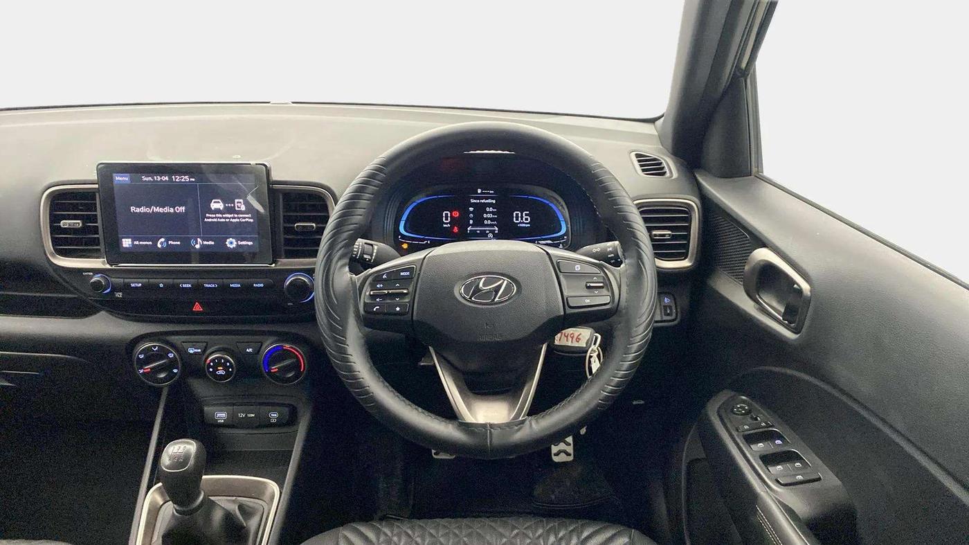 2024 Hyundai VENUE S (O) 1.2 KNIGHT EDITION, Petrol, Manual, 4,743 km, Steering Wheel Close Up
