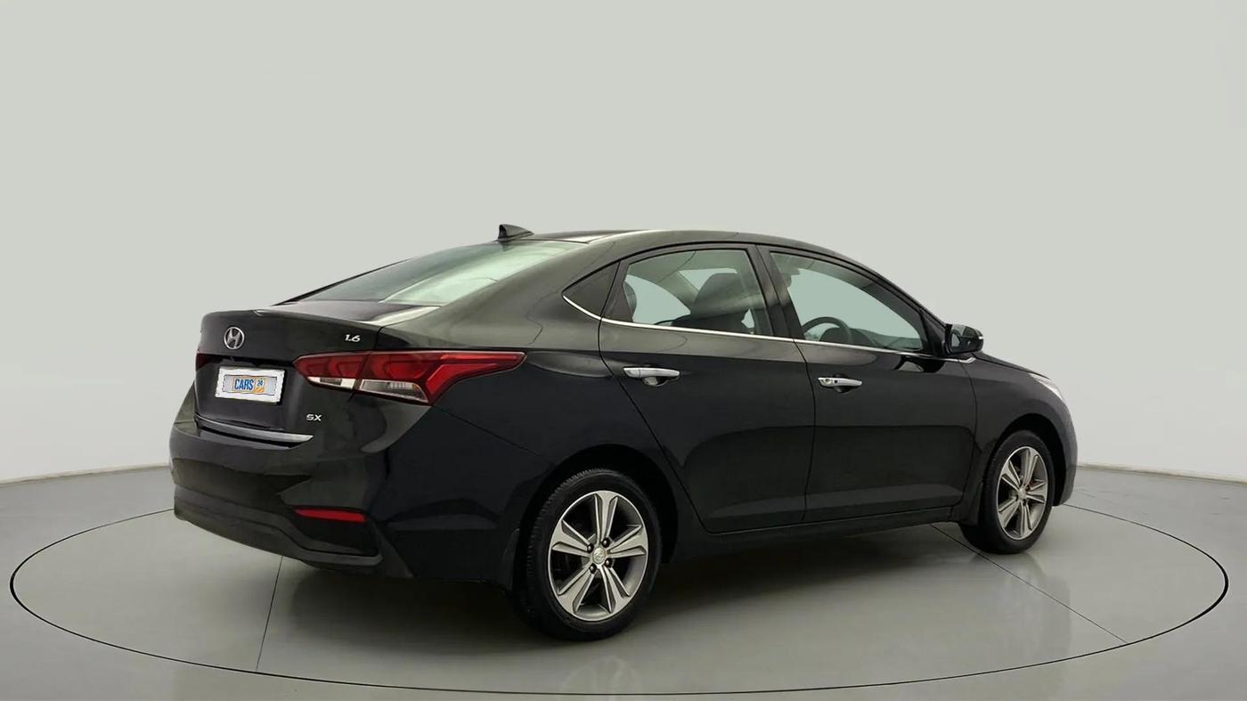 2019 Hyundai Verna 1.6 VTVT SX, Petrol, Manual, 40,286 km, Right Back Diagonal