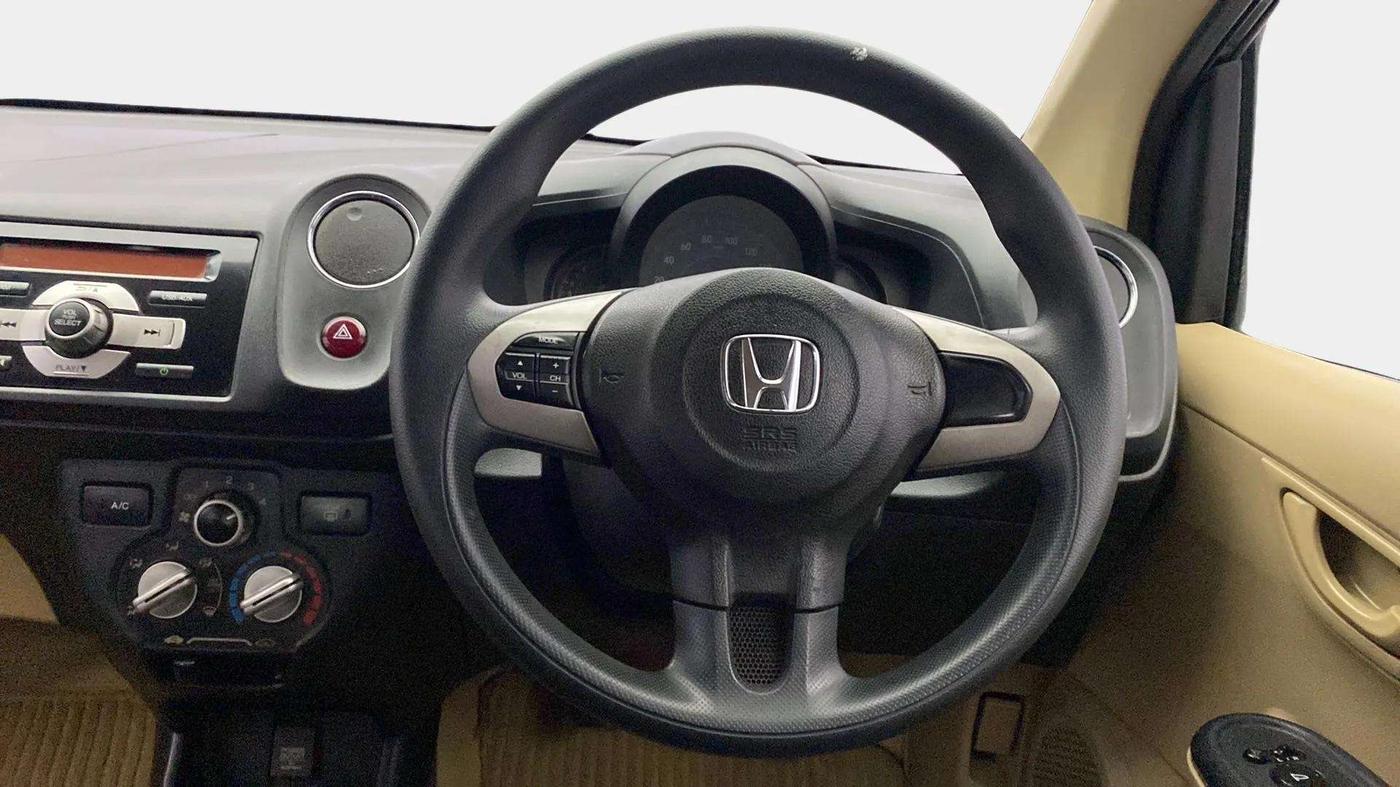 2015 Honda Amaze 1.2L I-VTEC SX, Petrol, Manual, 85,402 km, Steering Wheel Close Up