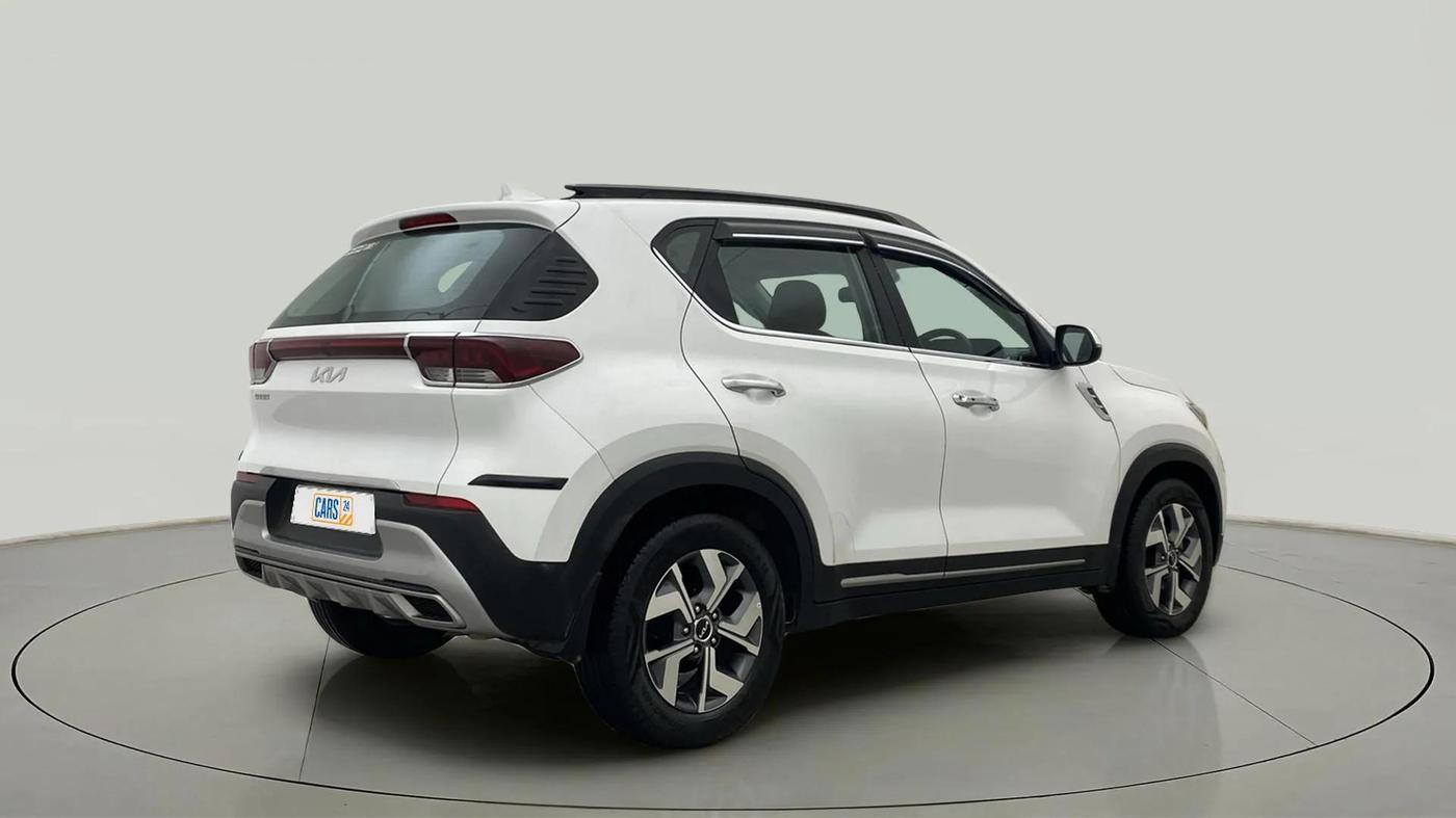 2022 KIA SONET HTX 1.5, Diesel, Manual, 70,942 km, Right Back Diagonal