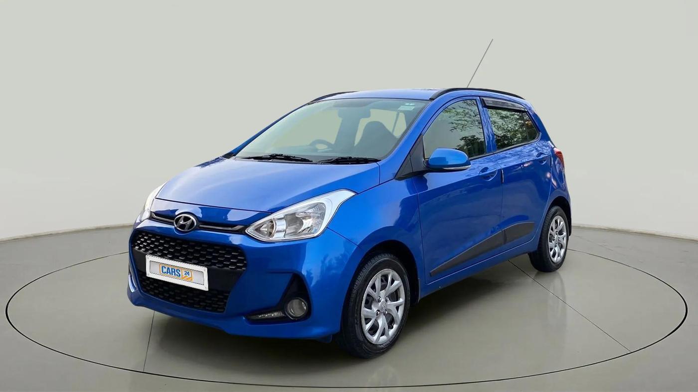 2017 Hyundai Grand i10 SPORTZ 1.2 KAPPA VTVT, Petrol, Manual, 30,913 km, Left Front Diagonal