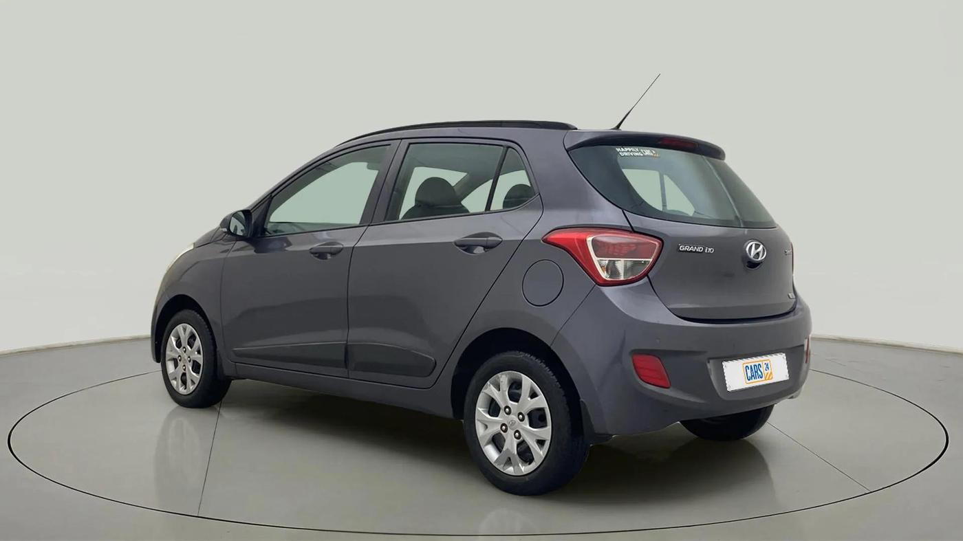 2015 Hyundai Grand i10 SPORTZ 1.2 KAPPA VTVT, Petrol, Manual, 19,811 km, Left Back Diagonal