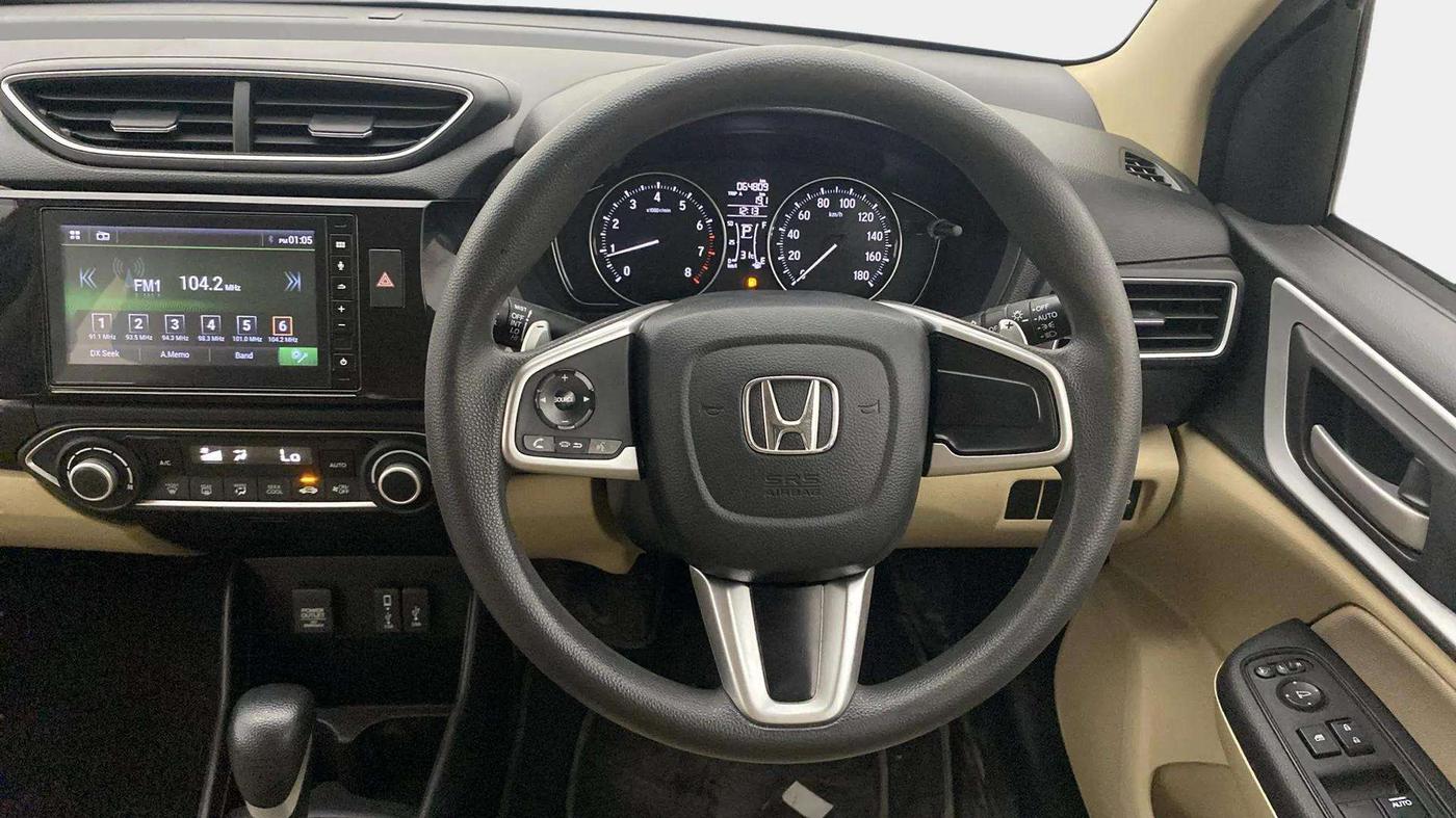 2022 Honda Amaze 1.2L I-VTEC VX CVT, Petrol, Automatic, 64,924 km, Steering Wheel Close Up