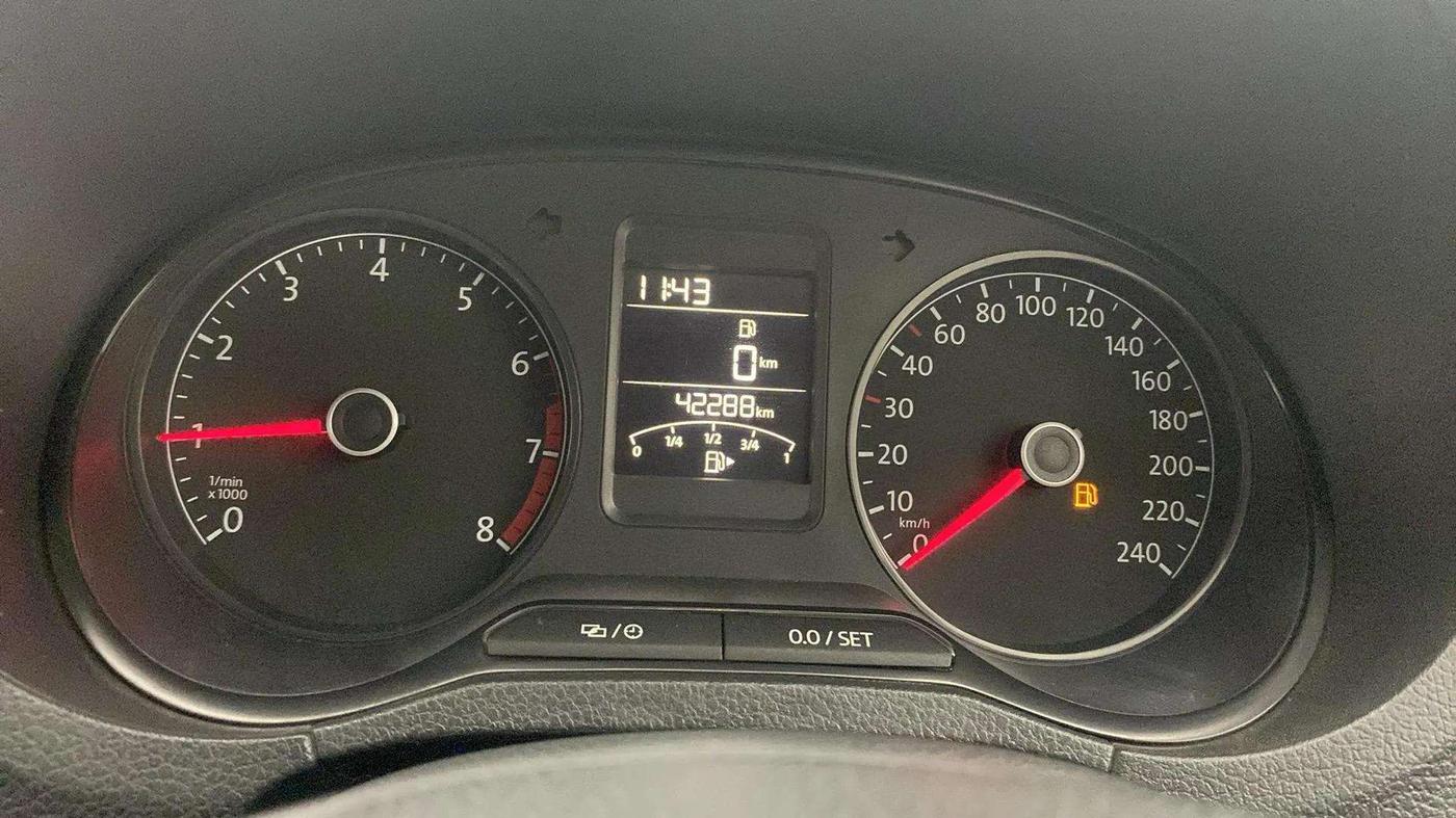 2019 Volkswagen Polo COMFORTLINE 1.0L MPI, Petrol, Manual, 42,287 km, Odometer Image