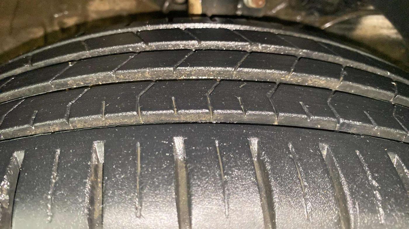 2023 Toyota Glanza G E-CNG, CNG, Manual, 8,183 km, Right Front Tyre Tread