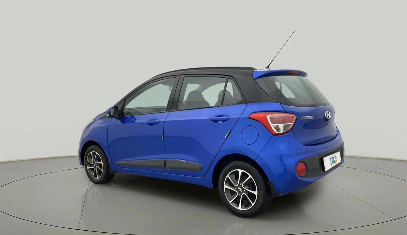 2018 Hyundai Grand i10 SPORTZ (O) AT 1.2 KAPPA VTVT, Petrol, Automatic, 48,930 km, Left Back Diagonal