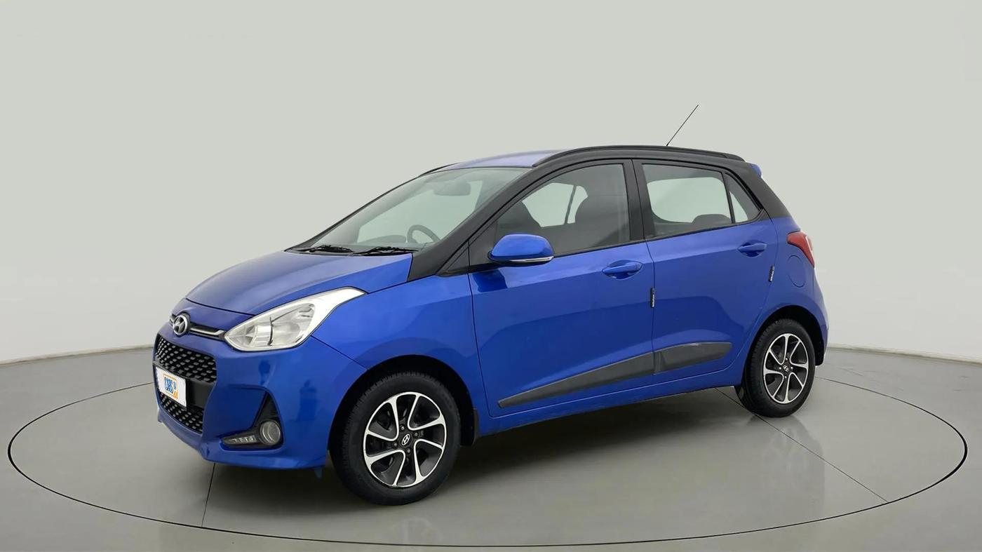 2018 Hyundai Grand i10 SPORTZ (O) AT 1.2 KAPPA VTVT, Petrol, Automatic, 48,930 km, Left Front Diagonal
