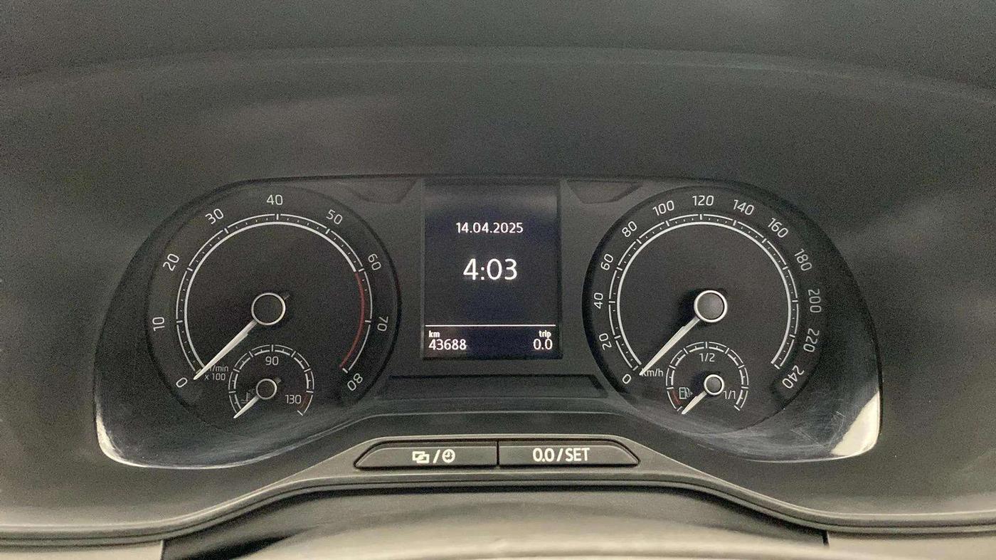 2022 Skoda KUSHAQ AMBITION 1.0L TSI MT, Petrol, Manual, 43,744 km, Odometer Image