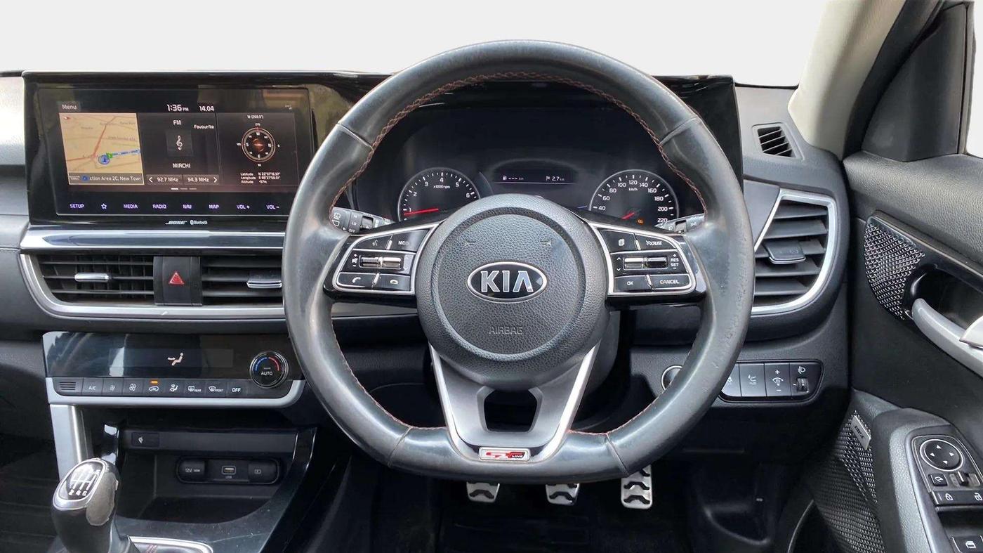 2020 KIA SELTOS GTX PLUS 1.4 PETROL, Petrol, Manual, 79,652 km, Steering Wheel Close Up