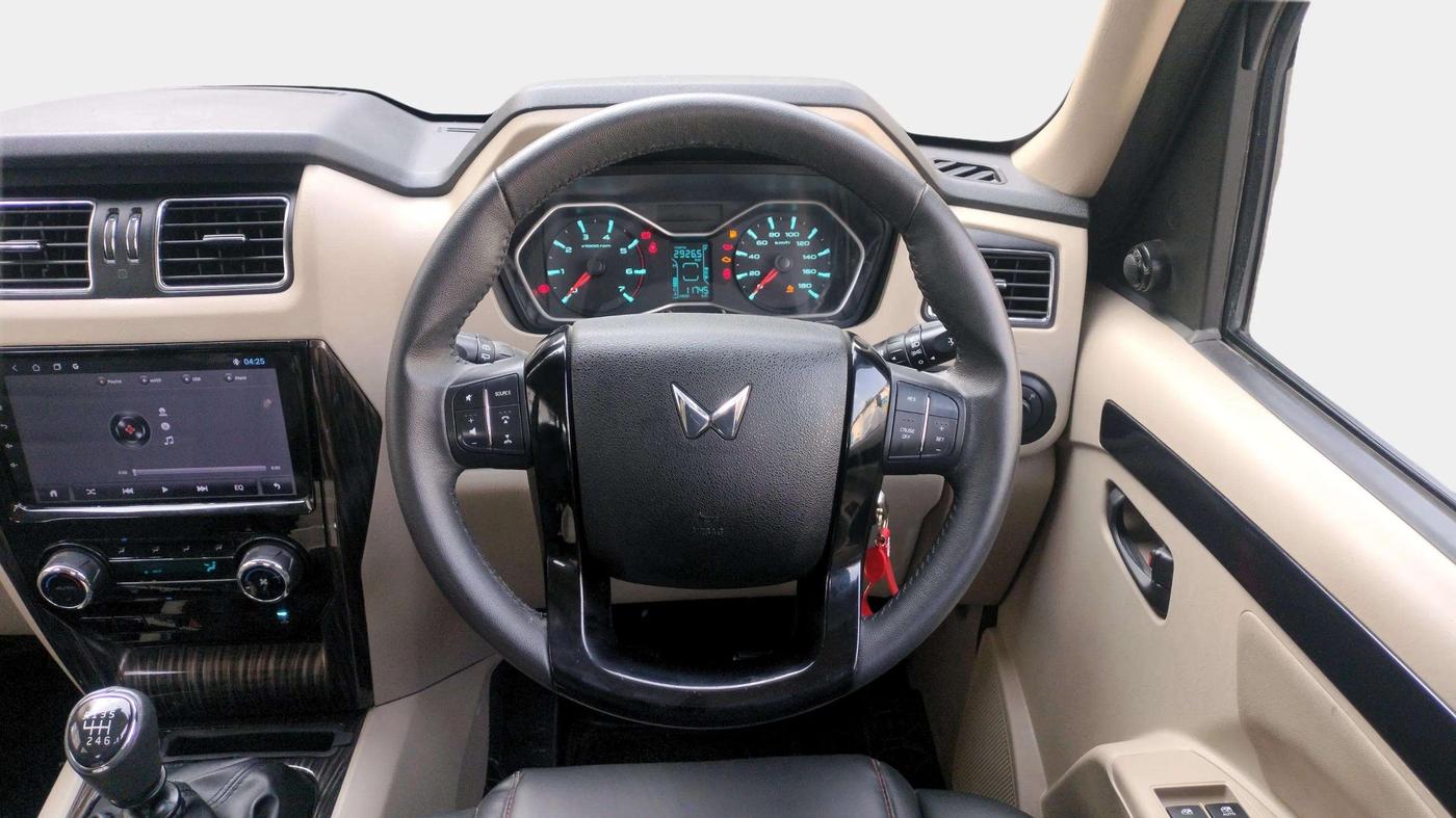 2024 Mahindra SCORPIO CLASSIC S11 MT 7S CC, Diesel, Manual, 11,745 km, Steering Wheel Close Up
