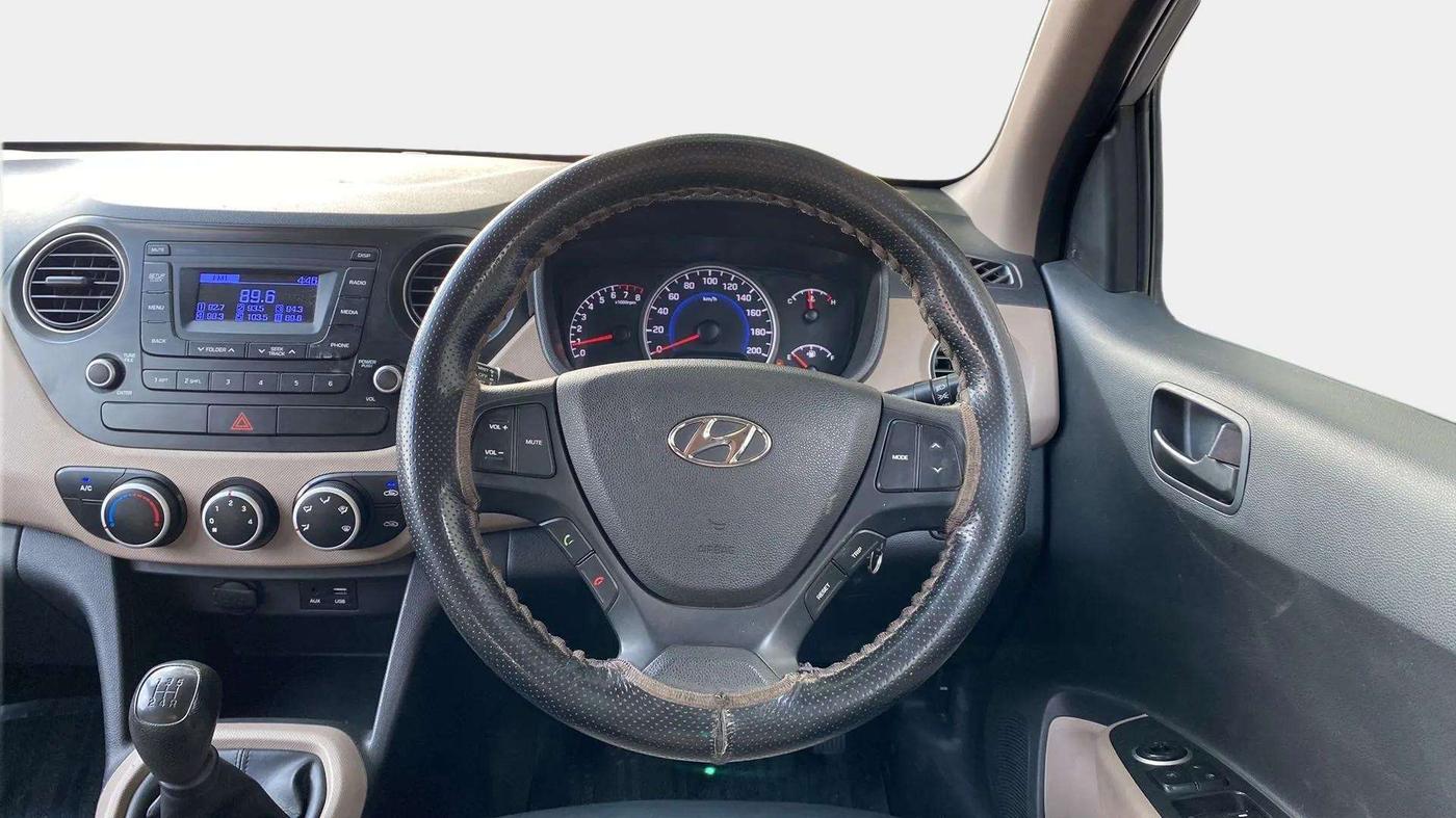 2018 Hyundai Grand i10 MAGNA 1.2 KAPPA VTVT, Petrol, Manual, 40,161 km, Steering Wheel Close Up