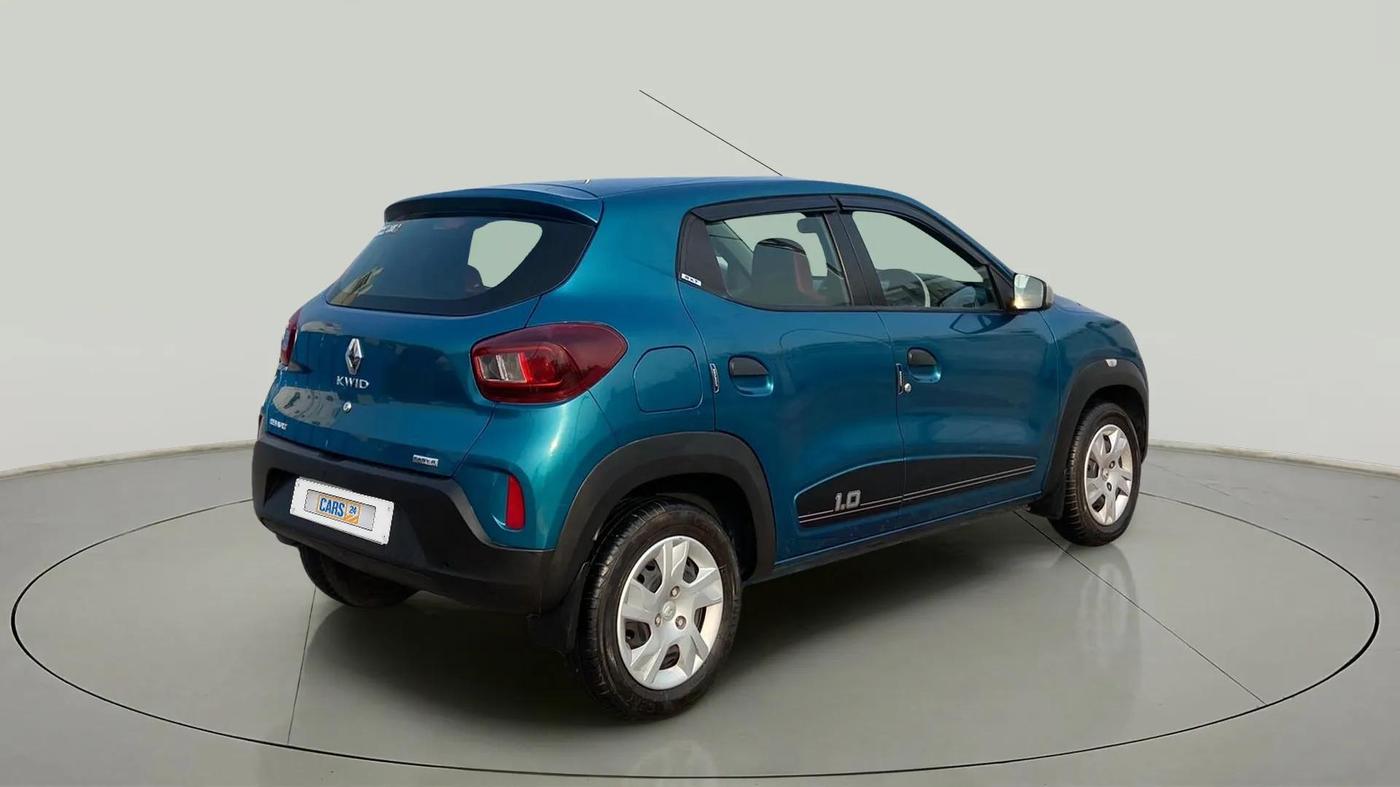 2021 Renault Kwid RXT 1.0 AMT (O), Petrol, Automatic, 17,130 km, Right Back Diagonal