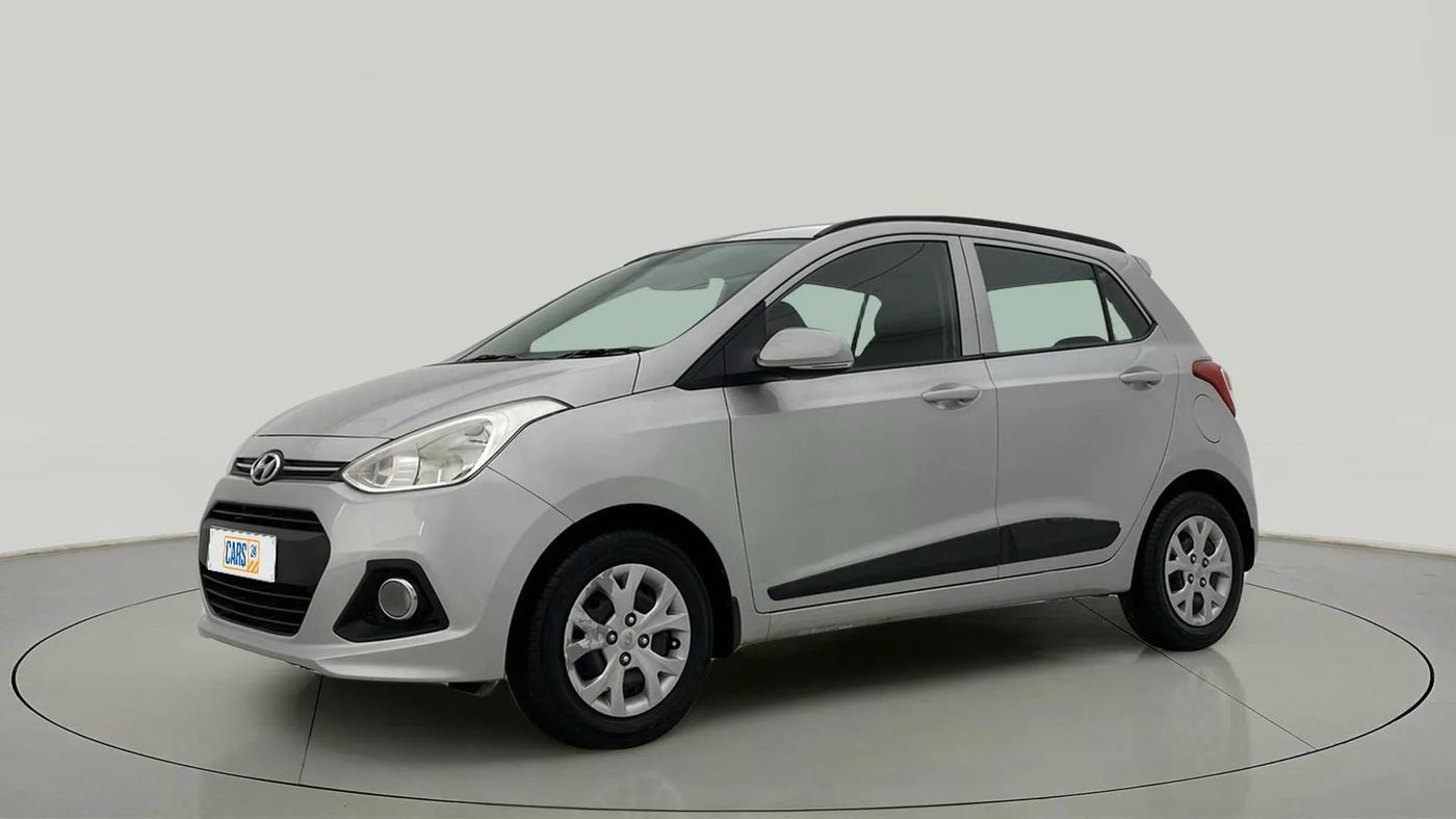 2016 Hyundai Grand i10 SPORTZ 1.2 KAPPA VTVT, Petrol, Manual, 62,694 km, Left Front Diagonal