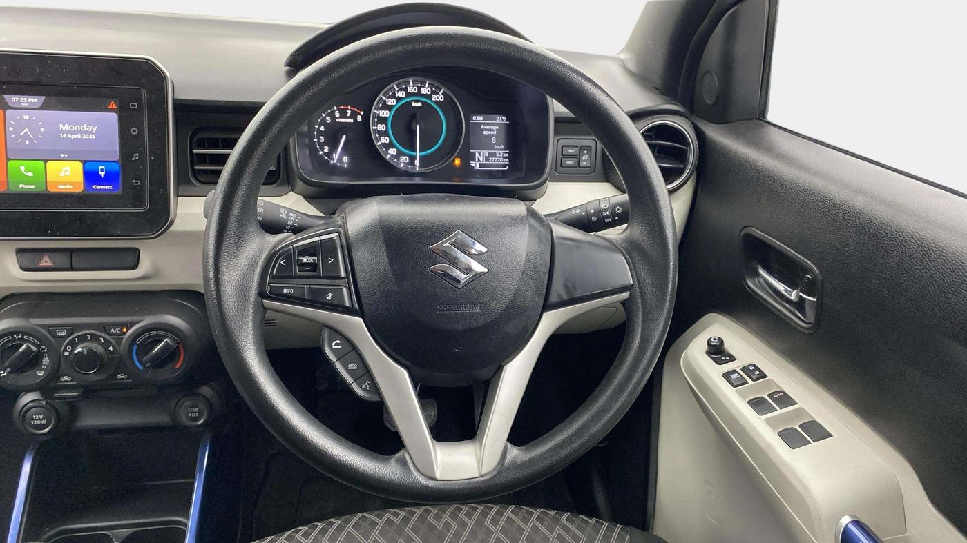 2020 Maruti IGNIS ZETA 1.2 AMT, Petrol, Automatic, 27,344 km, Steering Wheel Close Up