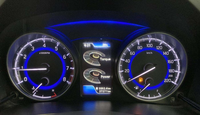 2017 Maruti Baleno ALPHA PETROL 1.2, Petrol, Manual, 37,258 km, Odometer Image