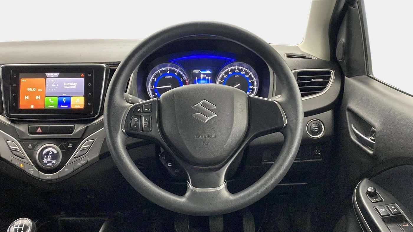 2021 Maruti Baleno ZETA PETROL 1.2, Petrol, Manual, 53,690 km, Steering Wheel Close Up