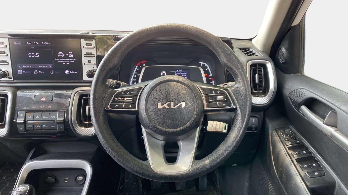 2021 KIA SONET HTK PLUS 1.2, Petrol, Manual, 17,117 km, Steering Wheel Close Up
