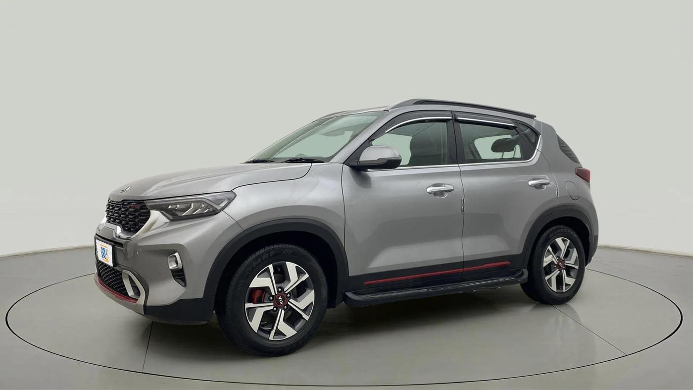 2021 KIA SONET GTX PLUS 1.0 DCT, Petrol, Automatic, 30,477 km, Left Front Diagonal