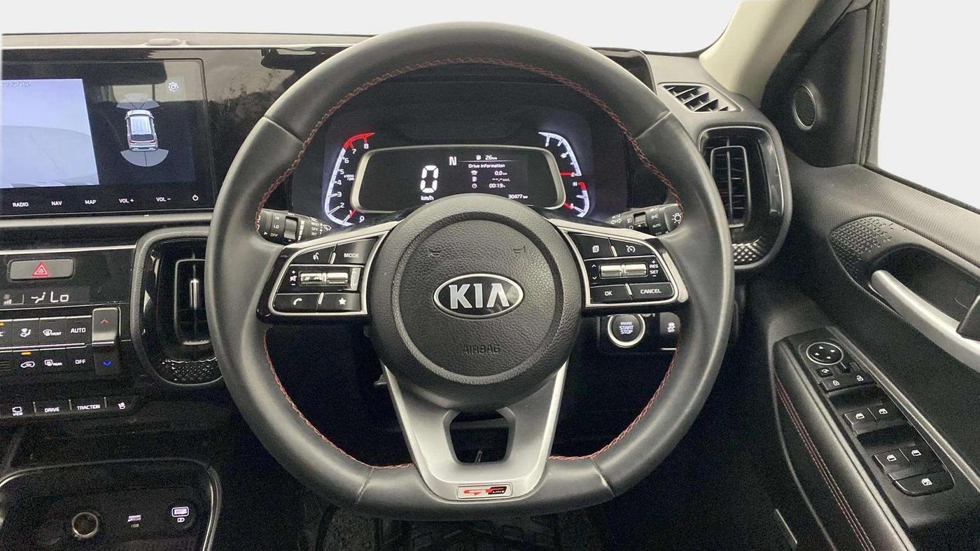 2021 KIA SONET GTX PLUS 1.0 DCT, Petrol, Automatic, 30,477 km, Steering Wheel Close Up