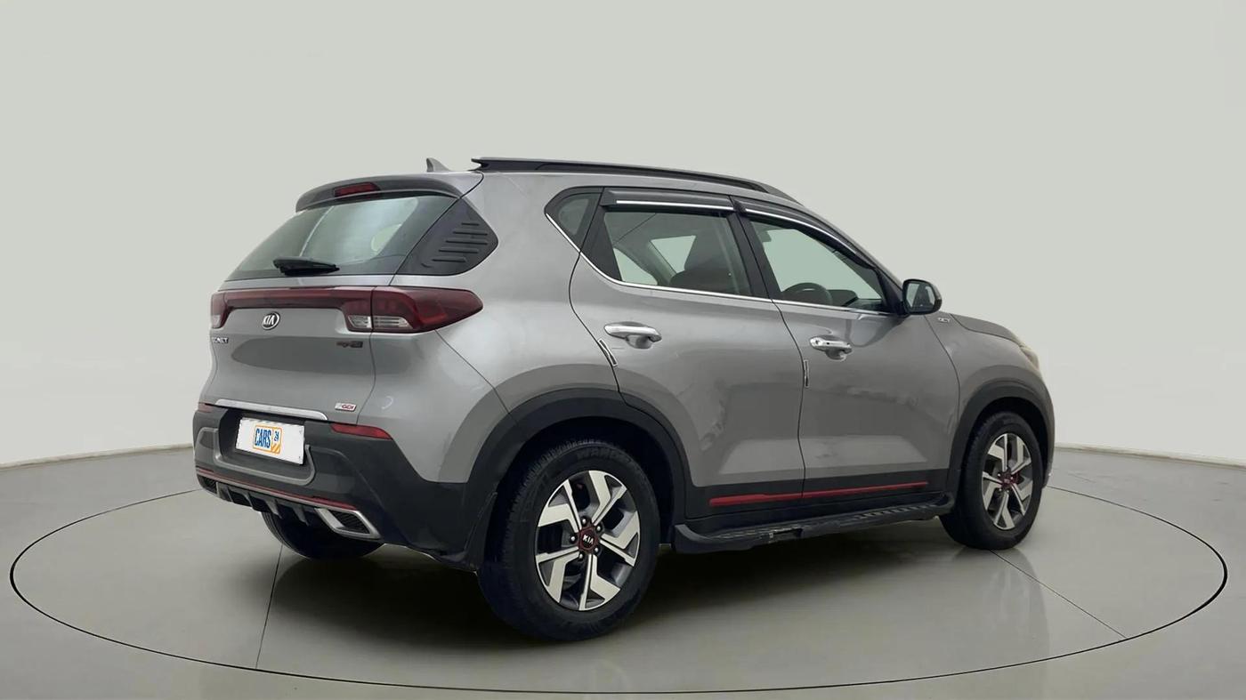 2021 KIA SONET GTX PLUS 1.0 DCT, Petrol, Automatic, 30,477 km, Right Back Diagonal