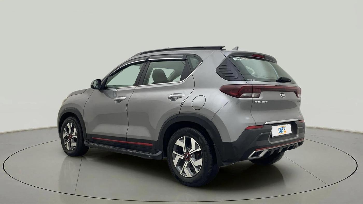2021 KIA SONET GTX PLUS 1.0 DCT, Petrol, Automatic, 30,477 km, Left Back Diagonal