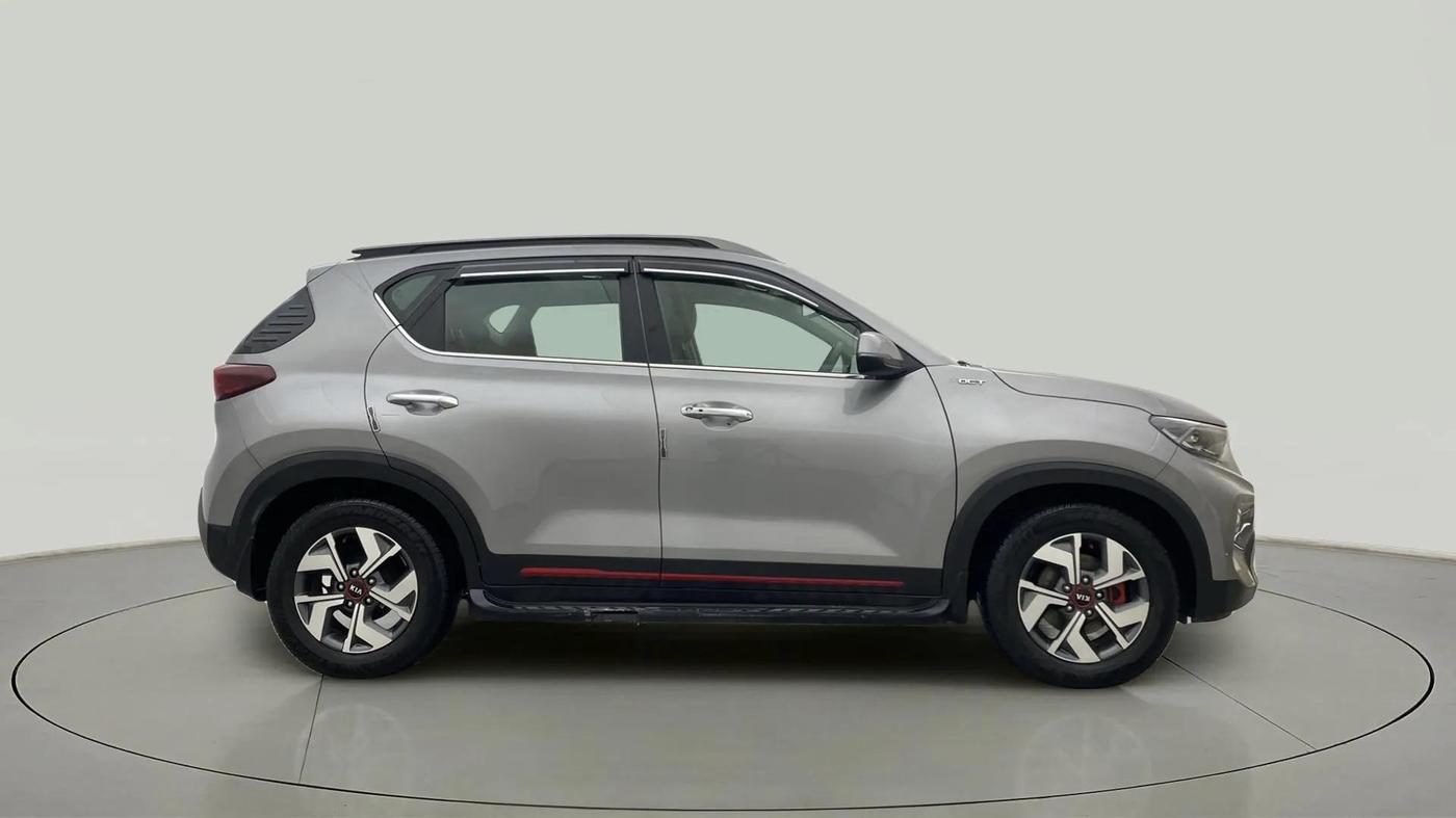 2021 KIA SONET GTX PLUS 1.0 DCT, Petrol, Automatic, 30,477 km, Right Side View