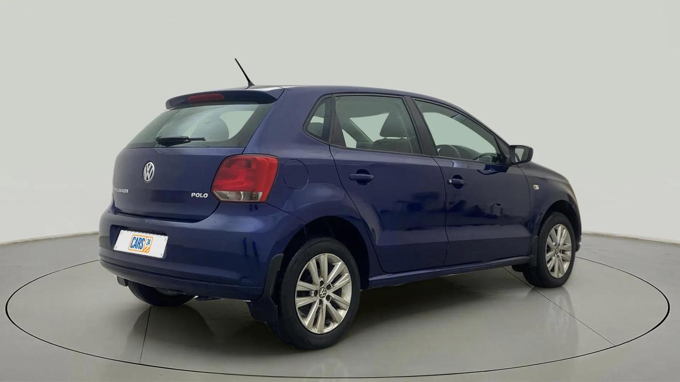 2013 Volkswagen Polo HIGHLINE1.2L, Petrol, Manual, 53,013 km, Right Back Diagonal