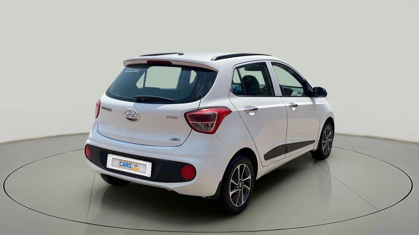 2019 Hyundai Grand i10 ASTA 1.2 KAPPA VTVT, Petrol, Manual, 80,314 km, Right Back Diagonal