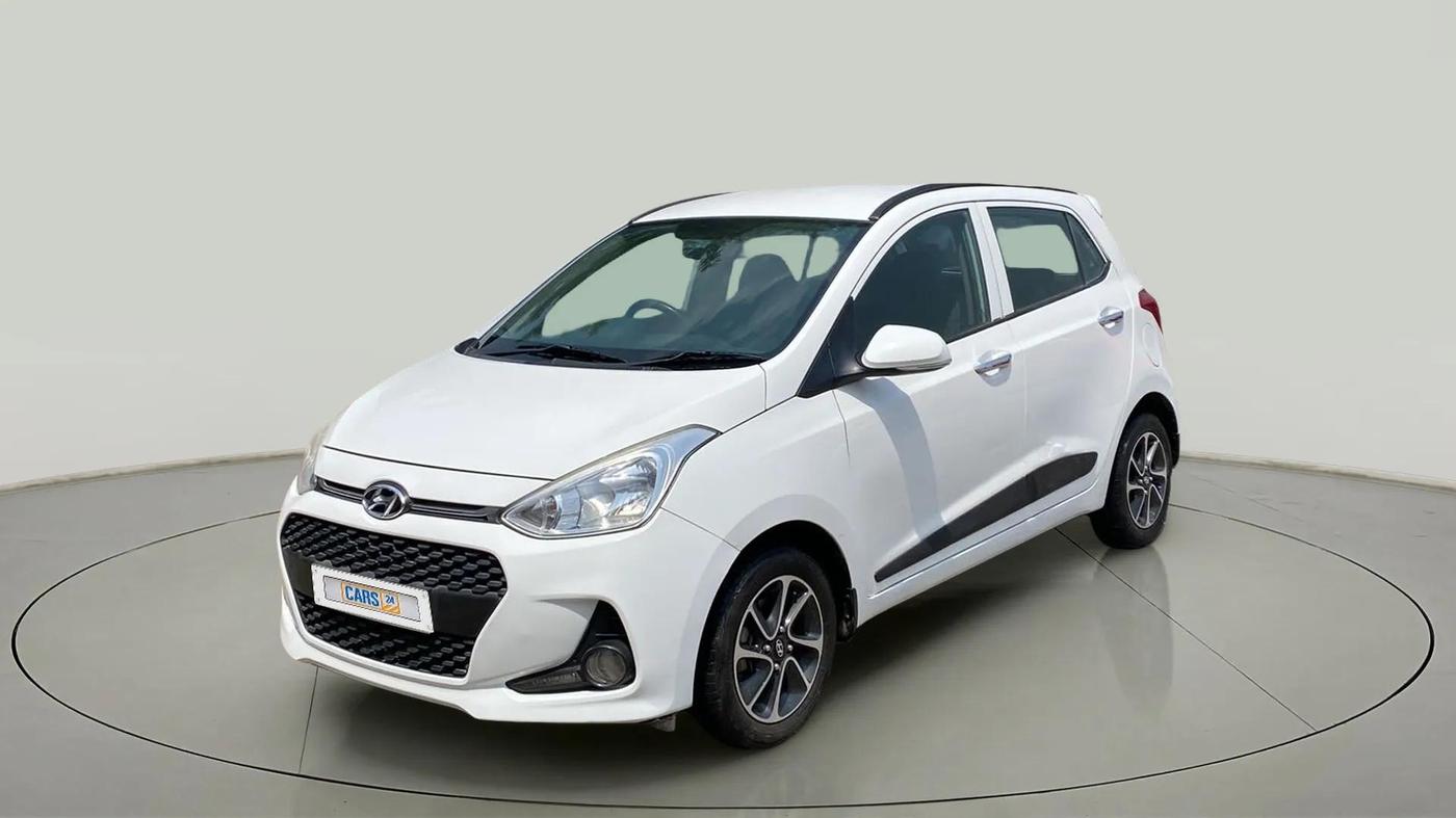 2019 Hyundai Grand i10 ASTA 1.2 KAPPA VTVT, Petrol, Manual, 80,314 km, Left Front Diagonal