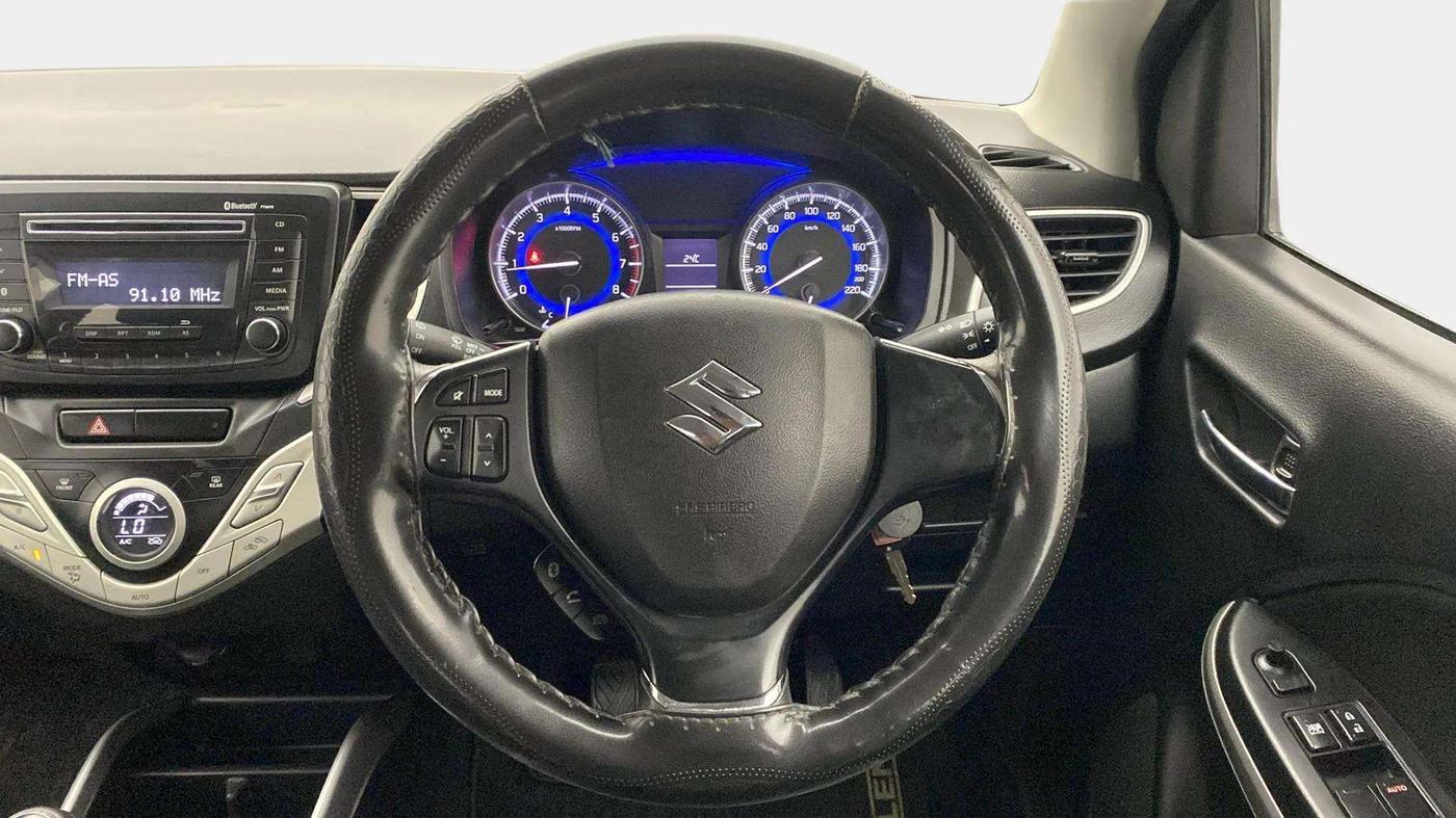 2018 Maruti Baleno DELTA PETROL 1.2, Petrol, Manual, 53,651 km, Steering Wheel Close Up
