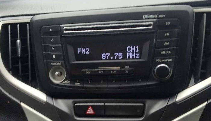 2018 Maruti Baleno DELTA PETROL 1.2, Petrol, Manual, 53,651 km, Infotainment system - Button has minor damage