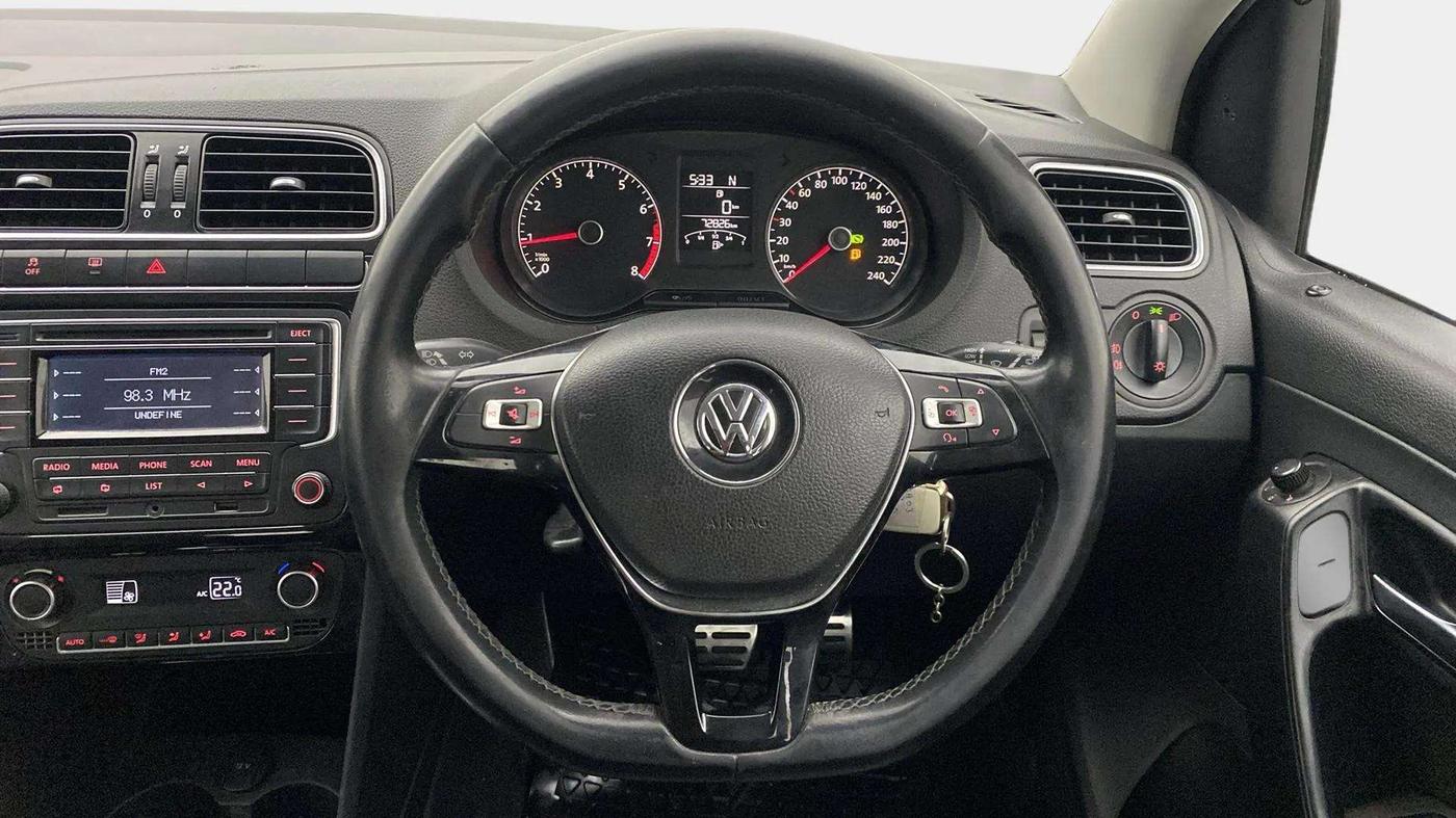 2014 Volkswagen Polo GT TSI AT, Petrol, Automatic, 73,114 km, Steering Wheel Close Up
