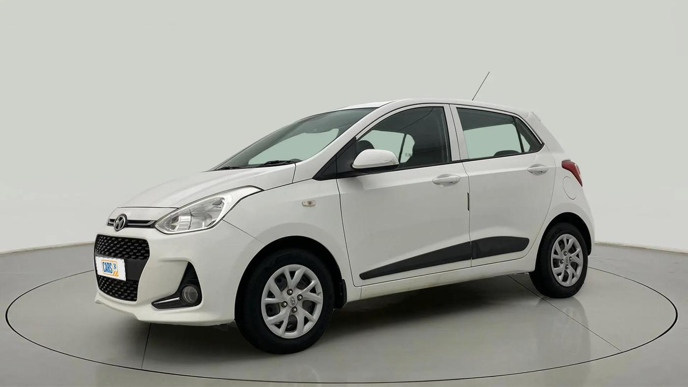 2017 Hyundai Grand i10 SPORTZ 1.2 KAPPA VTVT, Petrol, Manual, 35,714 km, Left Front Diagonal