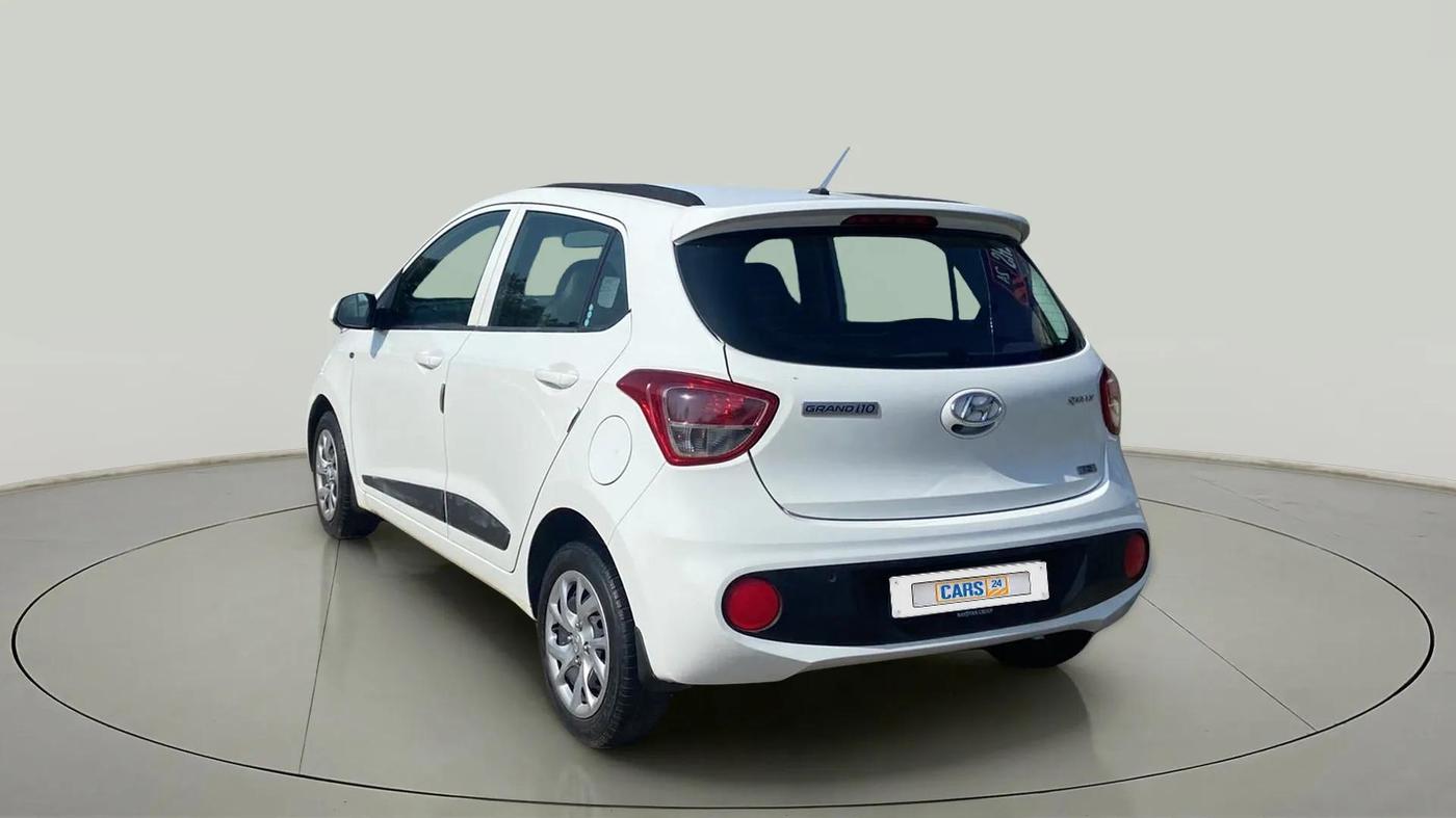 2020 Hyundai Grand i10 SPORTZ 1.2 KAPPA VTVT, Petrol, Manual, 38,281 km, Left Back Diagonal