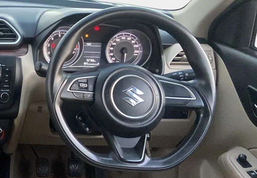 2019 Maruti Dzire VXI, Petrol, Manual, 52,833 km, Steering Wheel Close Up