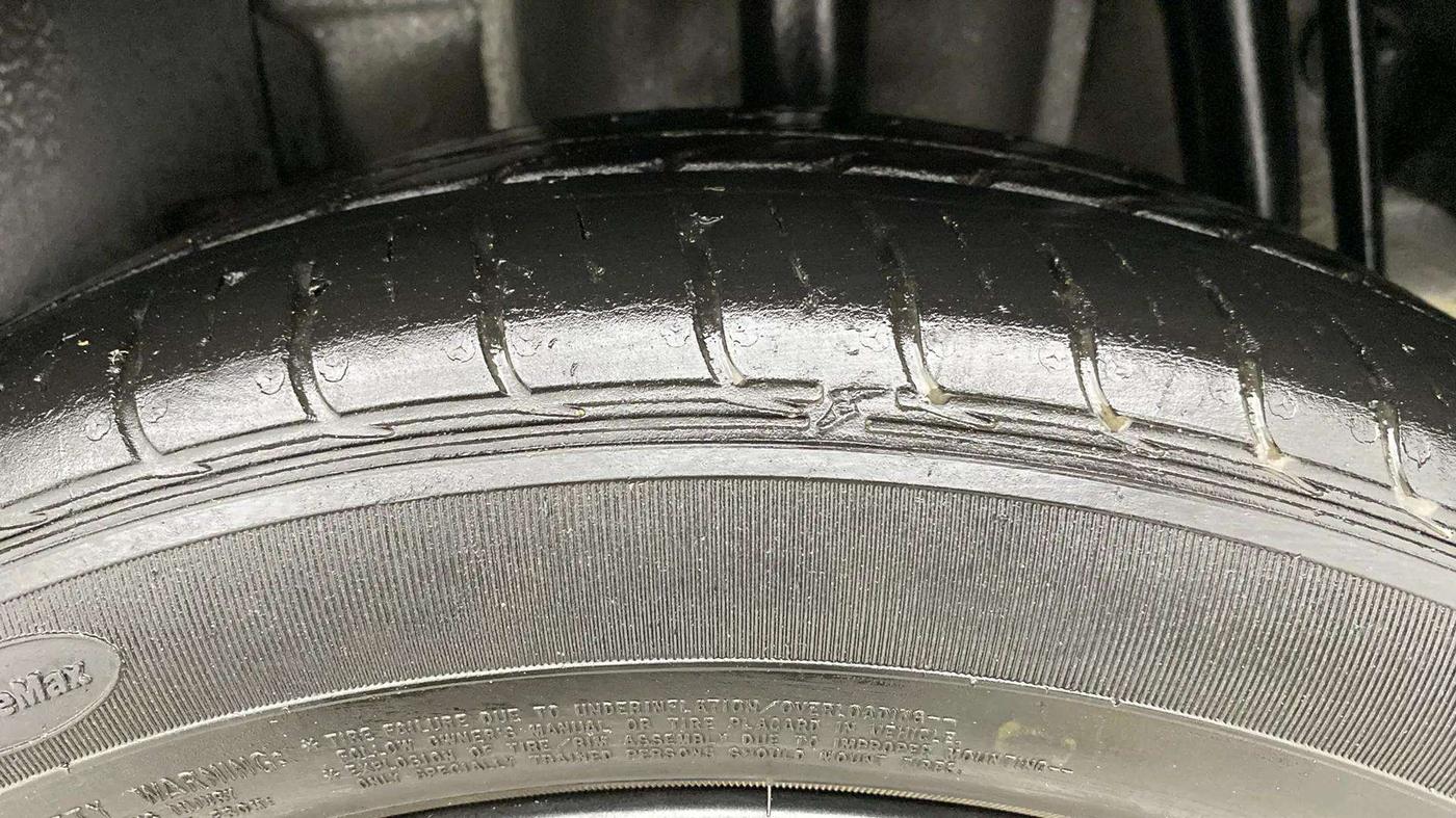 2020 Tata TIGOR XZ PLUS PETROL, Petrol, Manual, 15,849 km, Left Rear Tyre Tread