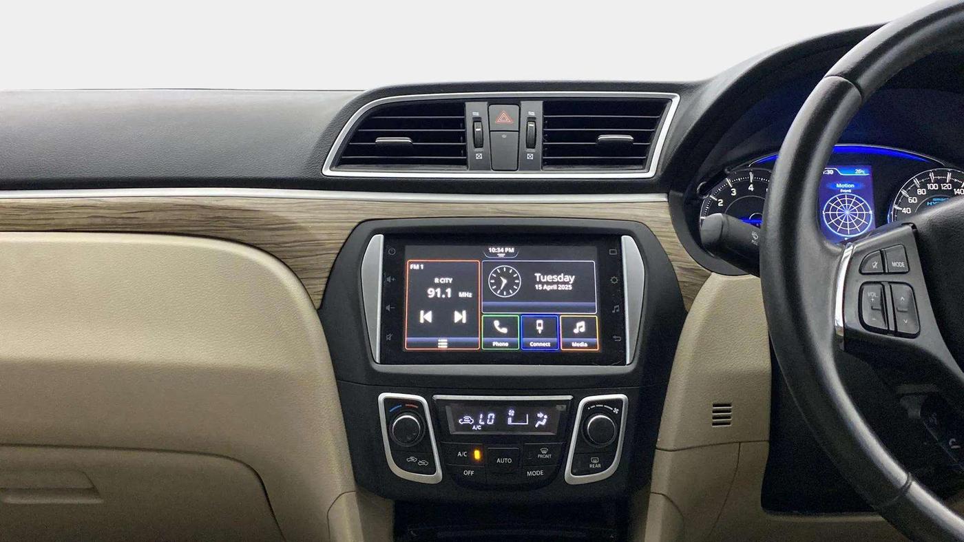 2022 Maruti Ciaz ALPHA  AT 1.5 SHVS PETROL, Petrol, Automatic, 34,784 km, Air Conditioner
