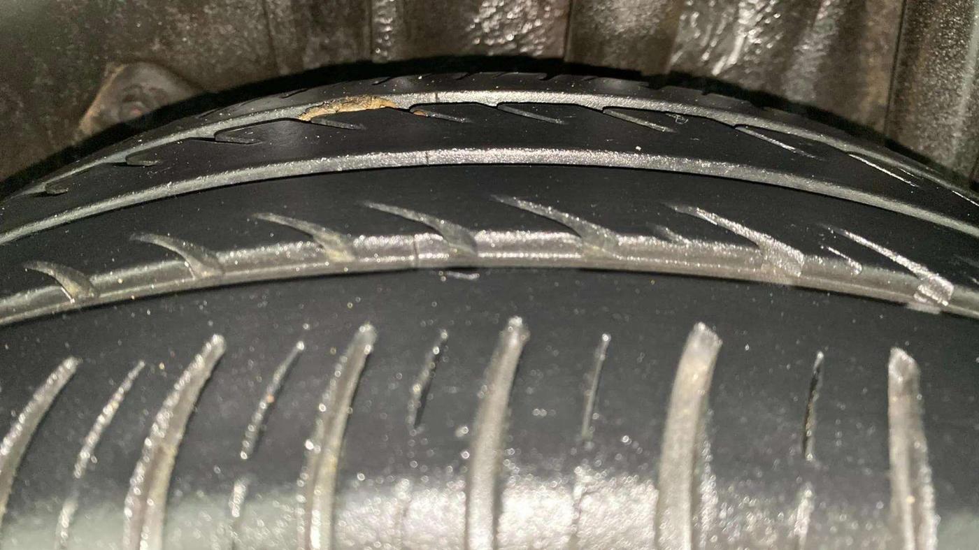 2017 Tata Tiago XZA PETROL, Petrol, Automatic, 17,992 km, Left Rear Tyre Tread