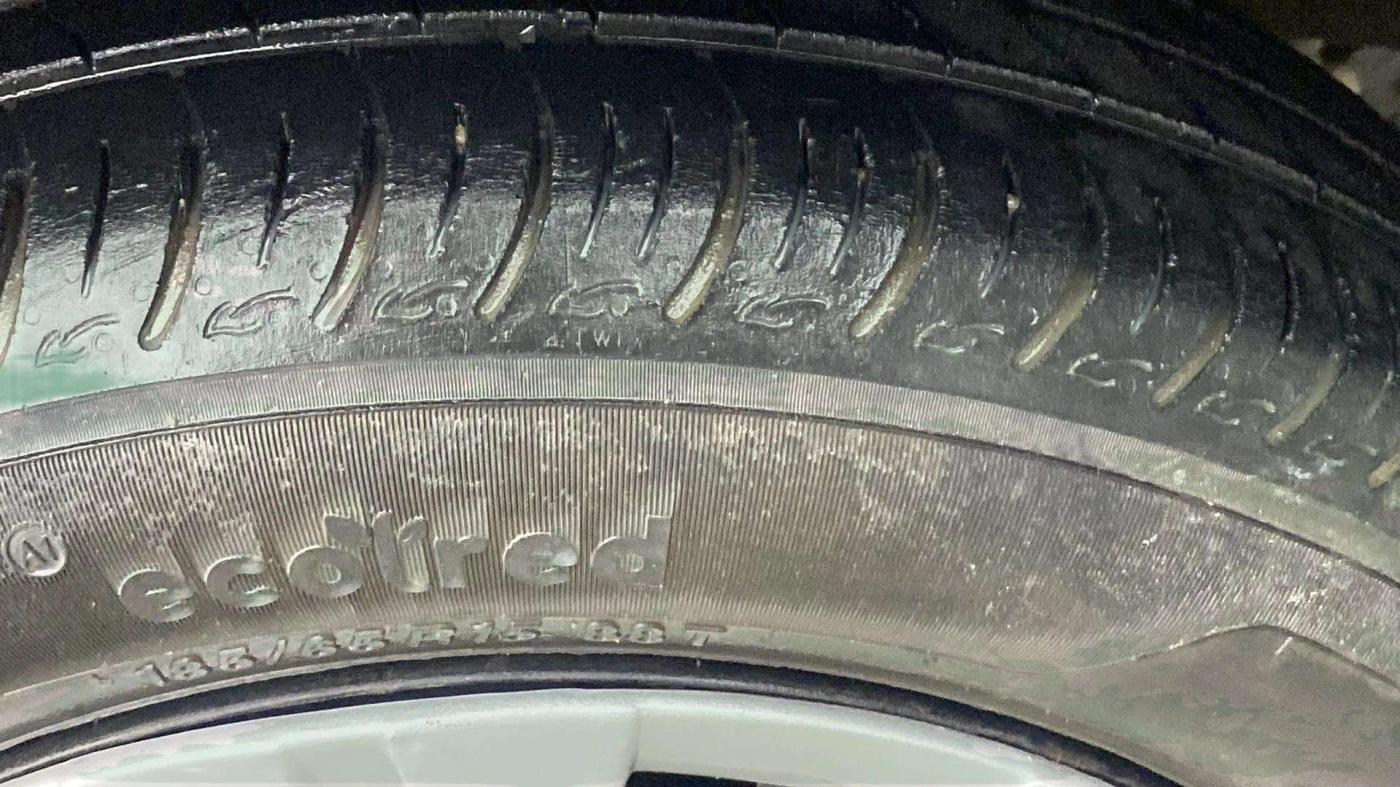 2020 Maruti Baleno DELTA PETROL 1.2, Petrol, Manual, 62,077 km, Left Rear Tyre Tread