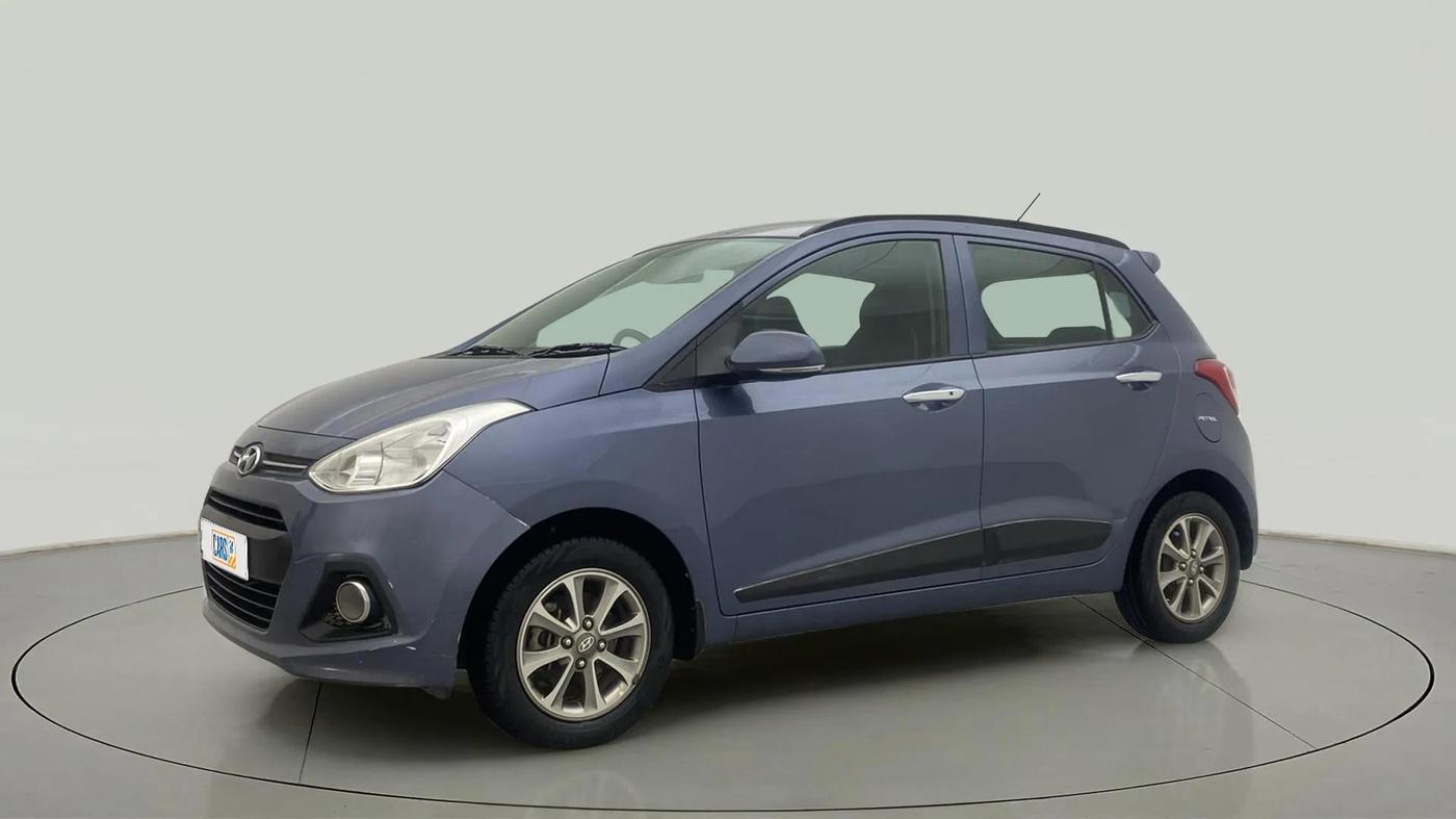 2015 Hyundai Grand i10 ASTA (O) 1.2 KAPPA VTVT, Petrol, Manual, 93,030 km, Left Front Diagonal