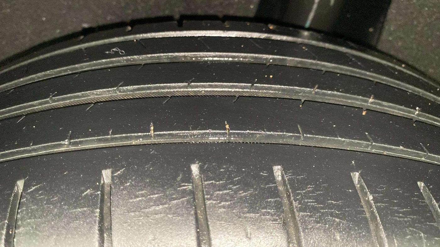 2020 Toyota Glanza G, Petrol, Manual, 32,689 km, Left Rear Tyre Tread